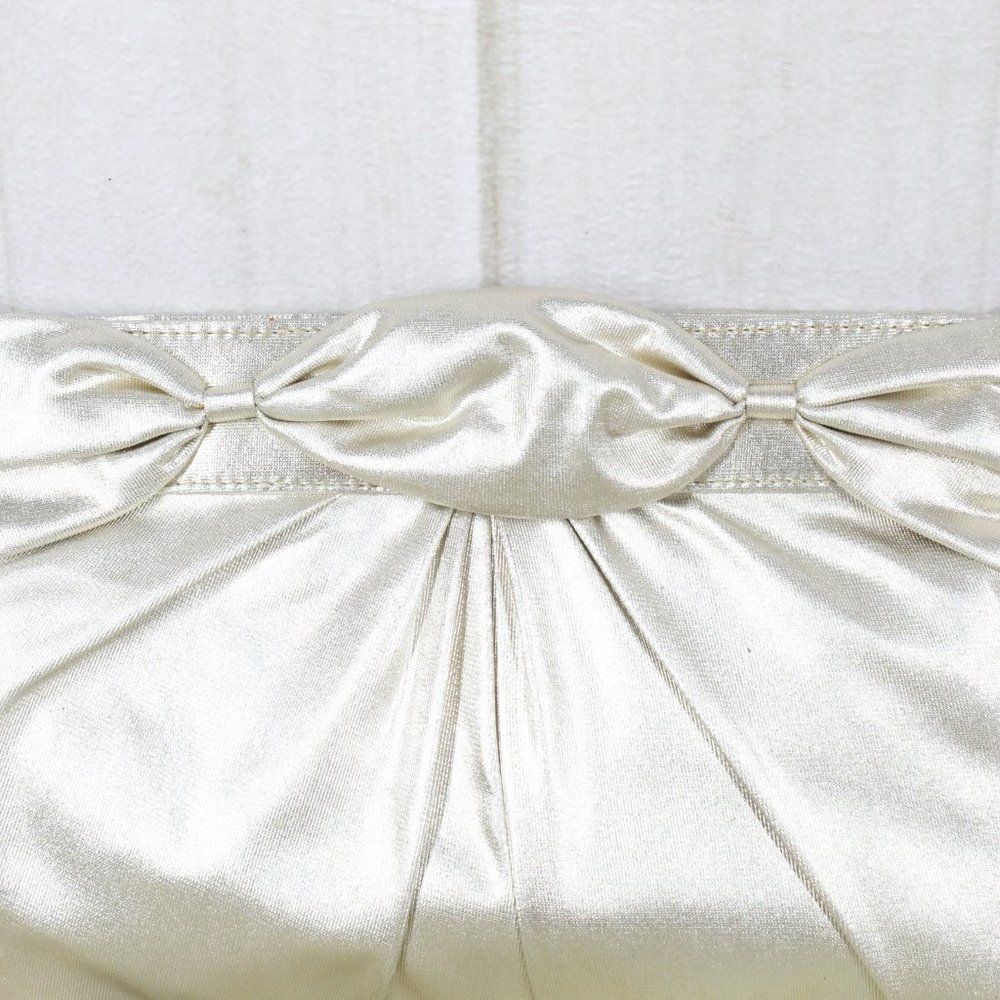 Vintage La Regale Silver Acetate Handmade Purse Evening Bag - Picture 4 of 13